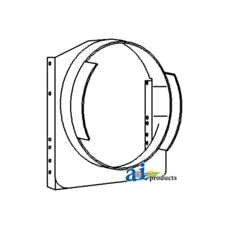 A & I Products Fan Shroud 19.5" x16.25" x6" A-1662126M95